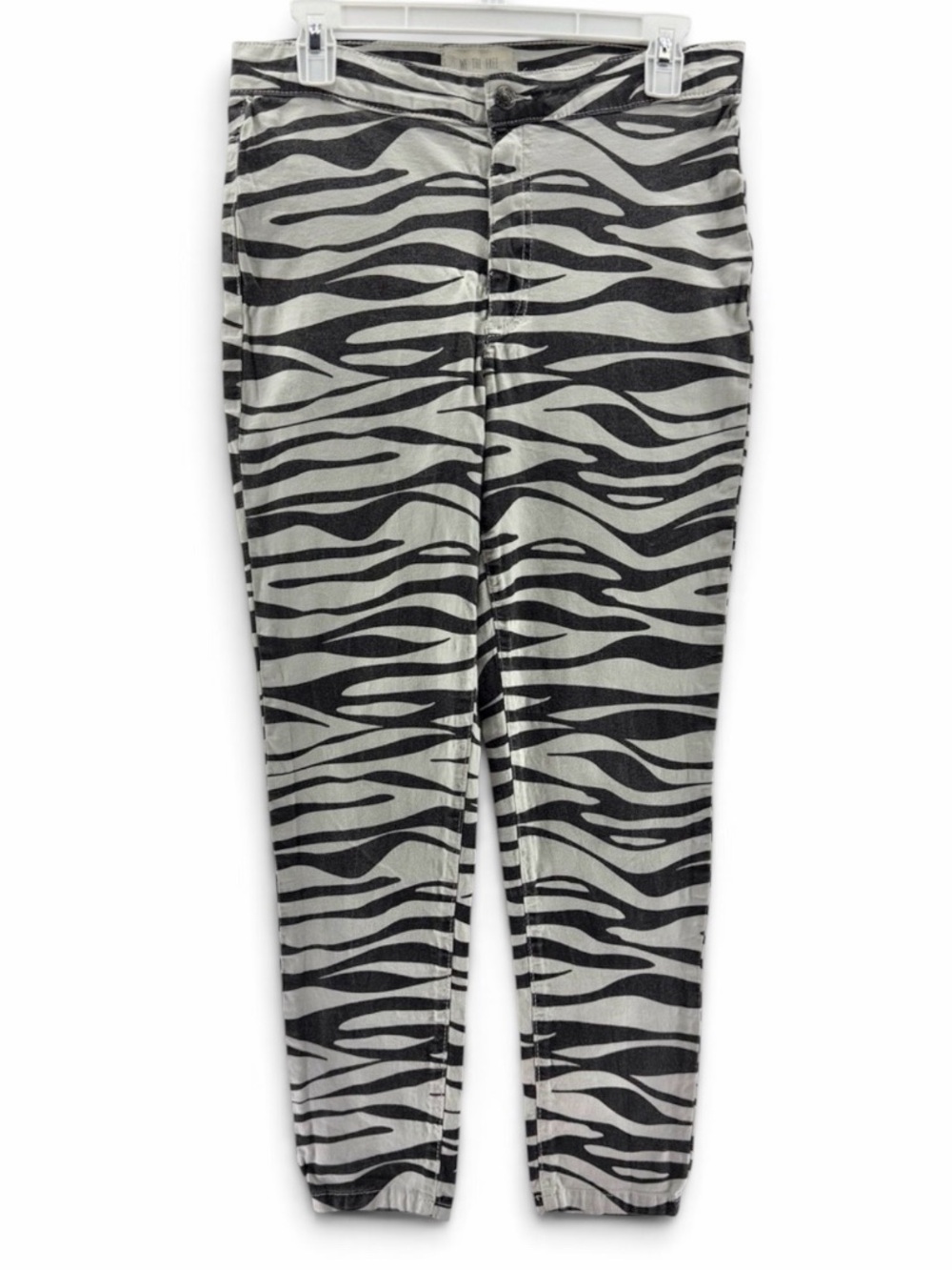 We The Free Black & White Zebra Print High Waisted Pants Size 31